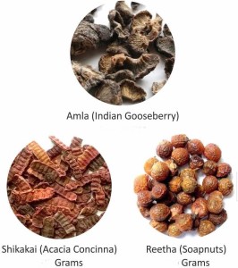 Reetha, Amla, Shikakai (Raw Herb) Natural Form Combo Pack (300 Grams)  100 GRAM EACH