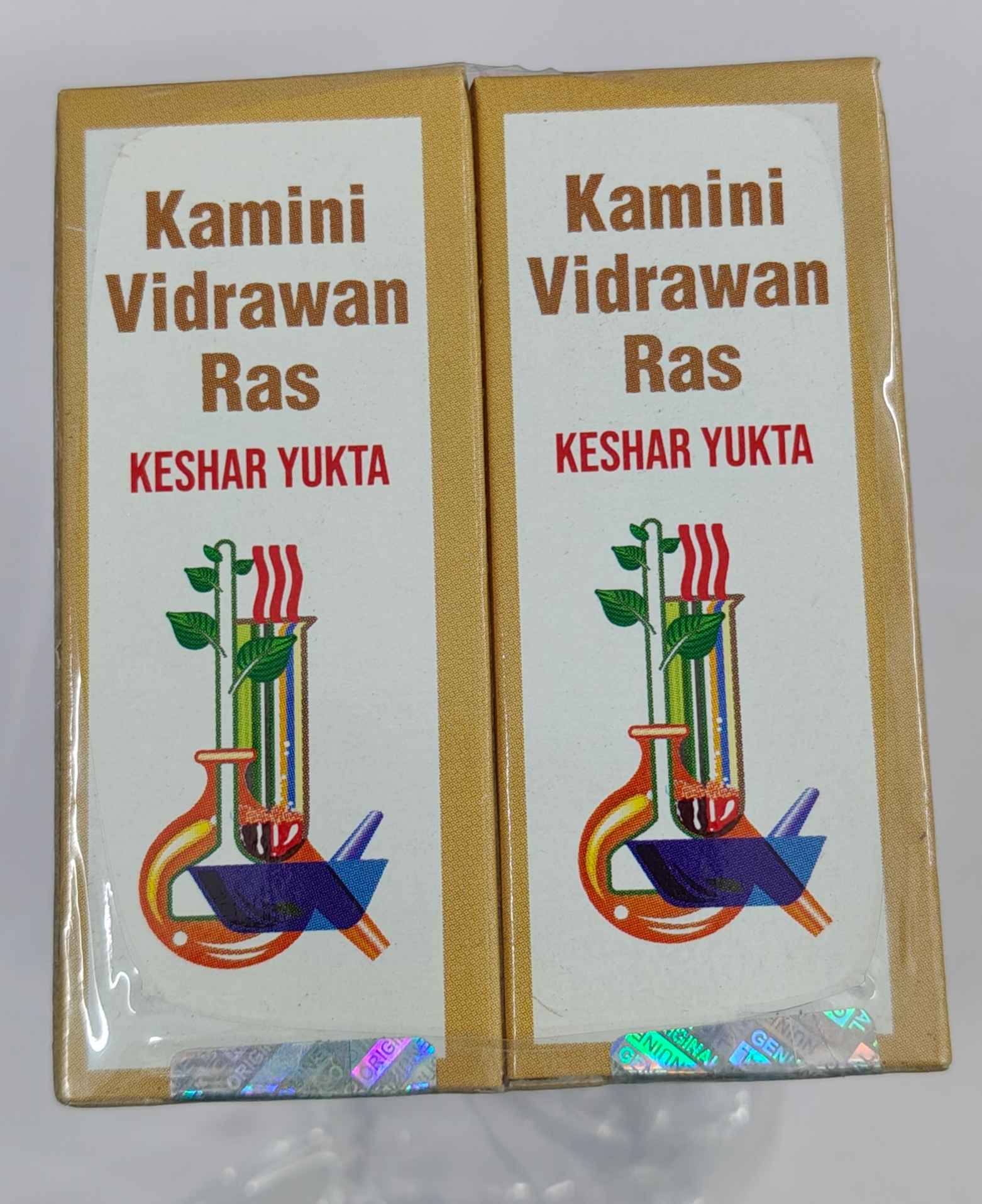 Baidyanath Kamini vidrawan Ras (Kesar Yukt)