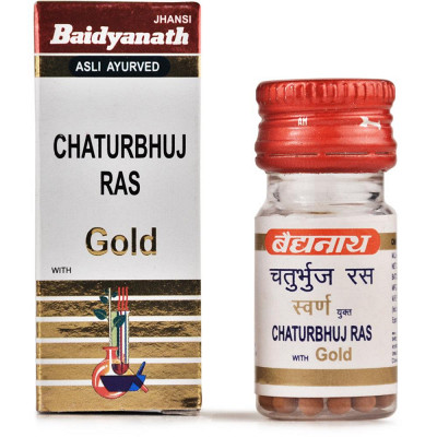Baidyanath Chaturbhuj Ras (Swarna Amber Yukta)
