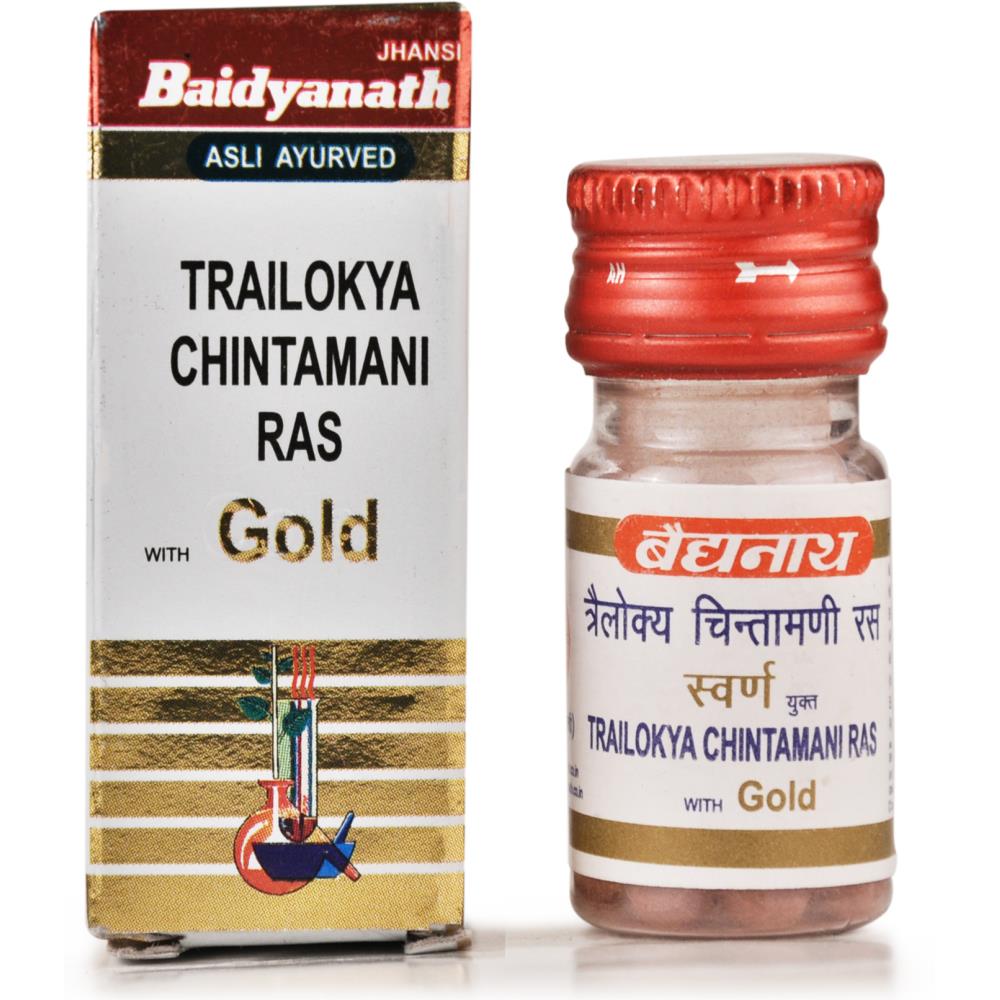 Baidyanath Trailokya Chintamani Ras (Swarna Moti Yukta)