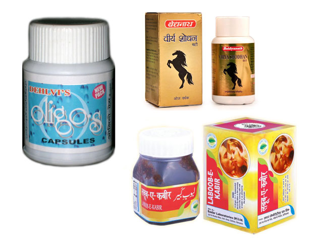 Dehlvi Oligos Baidyanath Virya Shodhan Vati and Laboob E Kabir from Sadar Combo Pack