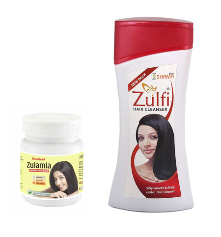 Hamdard Zulamla and Zulfi Hair Cleanser Combo Pack