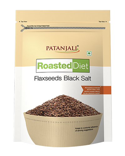 Patanjali Roasted Diet Flaxseed Black Salt