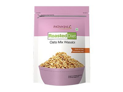 Patanjali Roasted Diet Oats Wasabi Mix