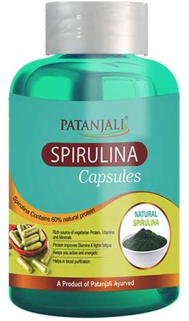 Patanjali Spirulina Capsule With Natural Spirulina