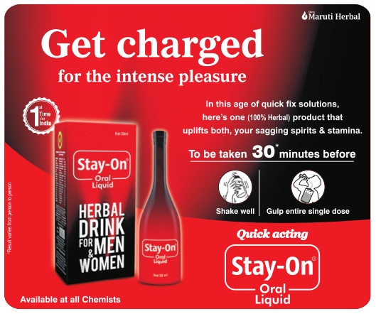 Stay on Oral Liquid Herbal Drink for Men and Women